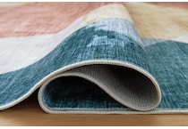 machine washable rugs blue teal and tan rug meduim   