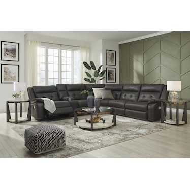 Mackie Pike 6-Piece Power Reclining Sectional