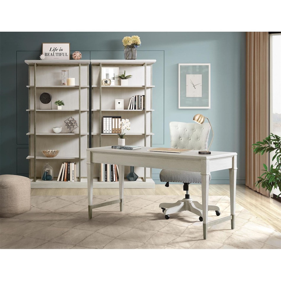 madeline champagne bookcase   
