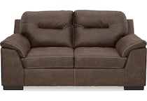 maderla walnut loveseat   