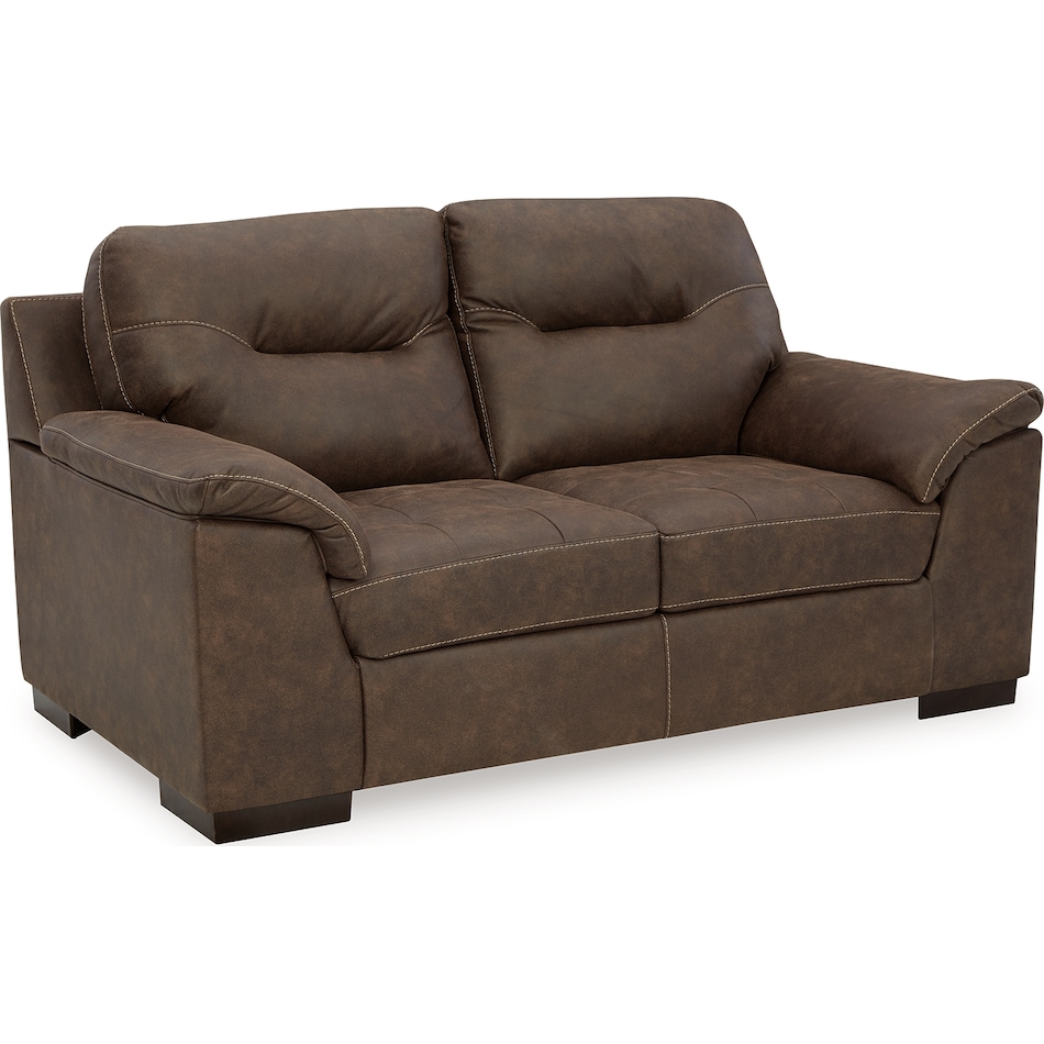 maderla walnut loveseat   