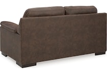 maderla walnut loveseat   