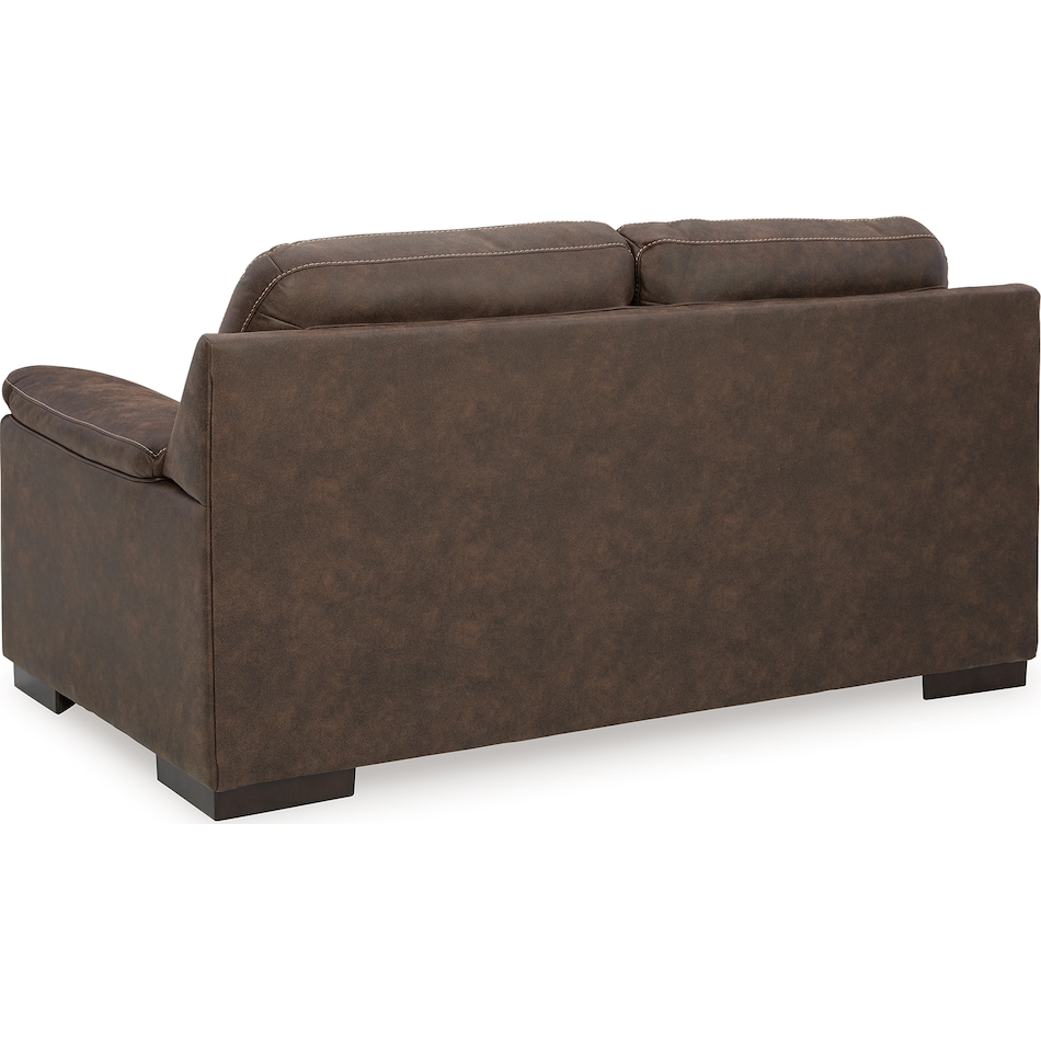 maderla walnut loveseat   