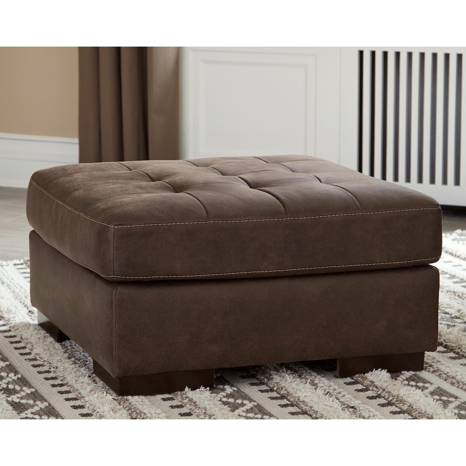 maderla walnut ottoman   