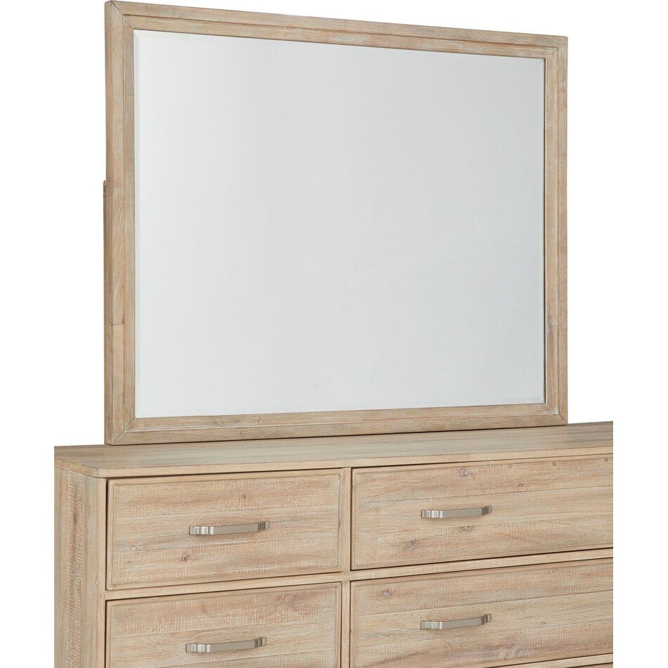 madison brown light mirror   
