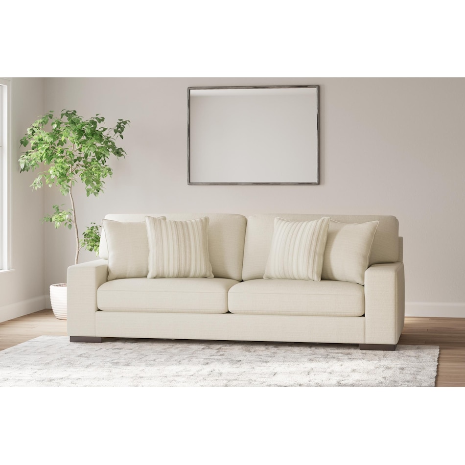maggie white sofa   