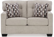 mahoney pebble loveseat   
