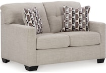 mahoney pebble loveseat   