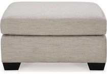 mahoney pebble ottoman   