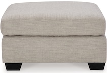 mahoney pebble ottoman   