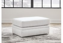 maitelynn white ottoman   