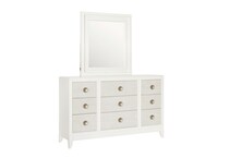 malibu white mirror   