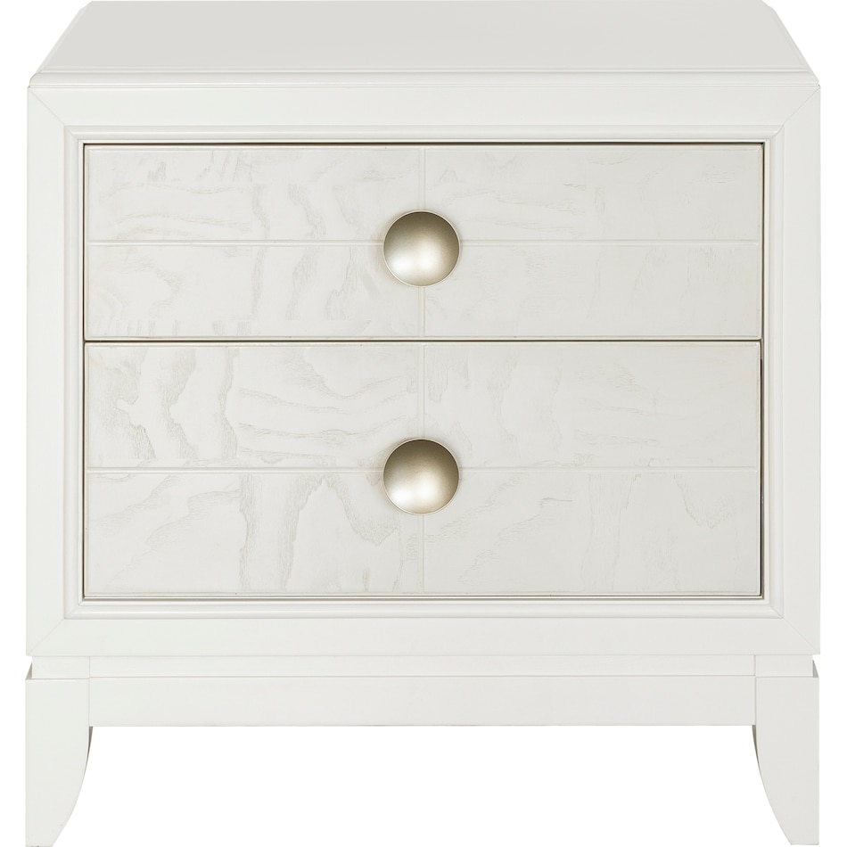 malibu white nightstand   