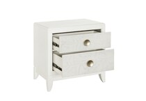 malibu white nightstand   