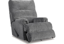 man fort graphite rocker recliner   