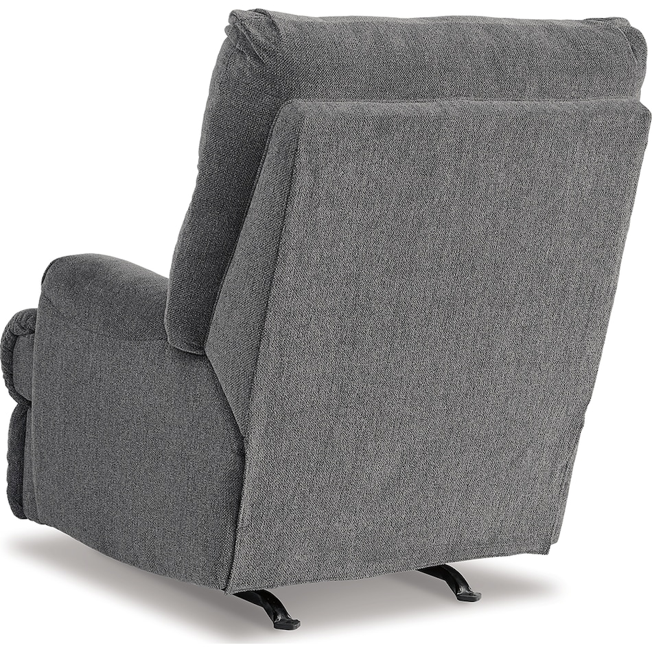 man fort graphite rocker recliner   