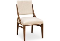 manon pecan side chair   