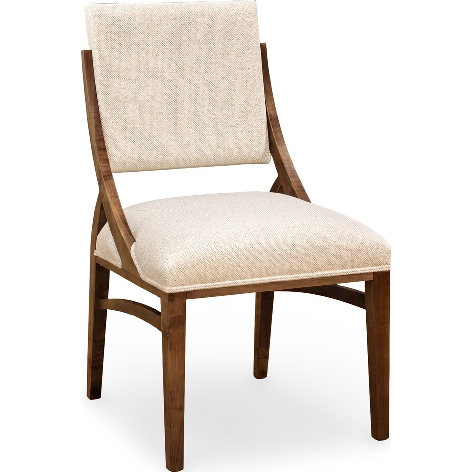 manon pecan side chair   