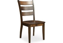manon pecan side chair   
