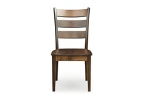 manon pecan side chair   