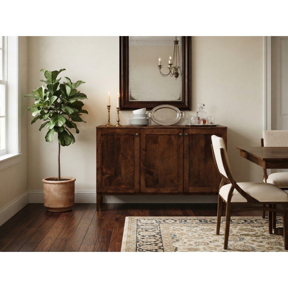 manon pecan sideboard server   