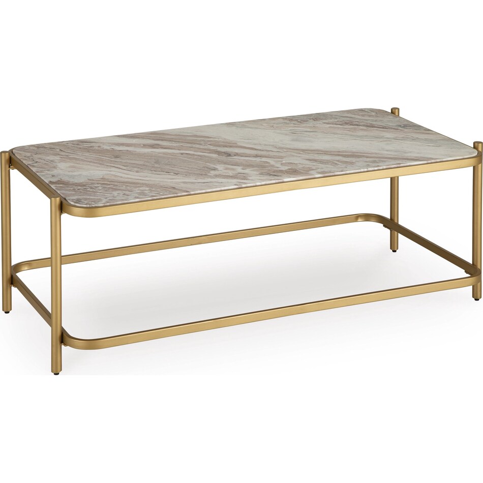 manor stone gold natural cocktail table   