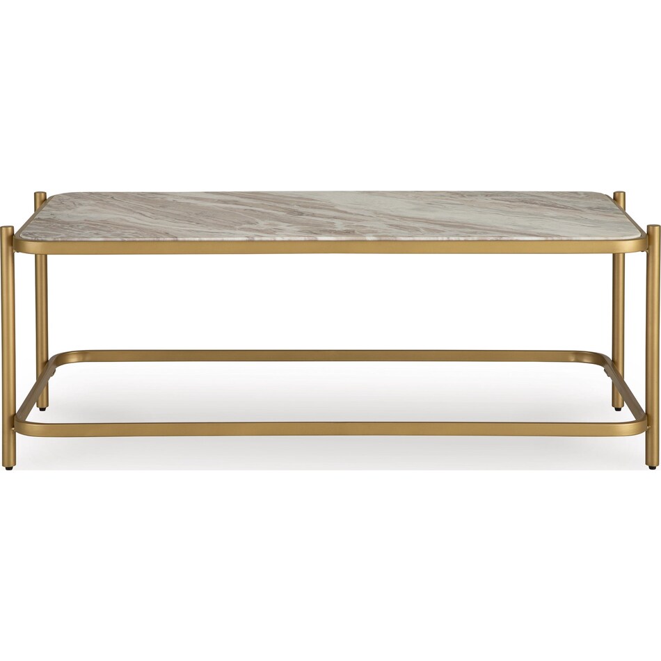 manor stone gold natural cocktail table   