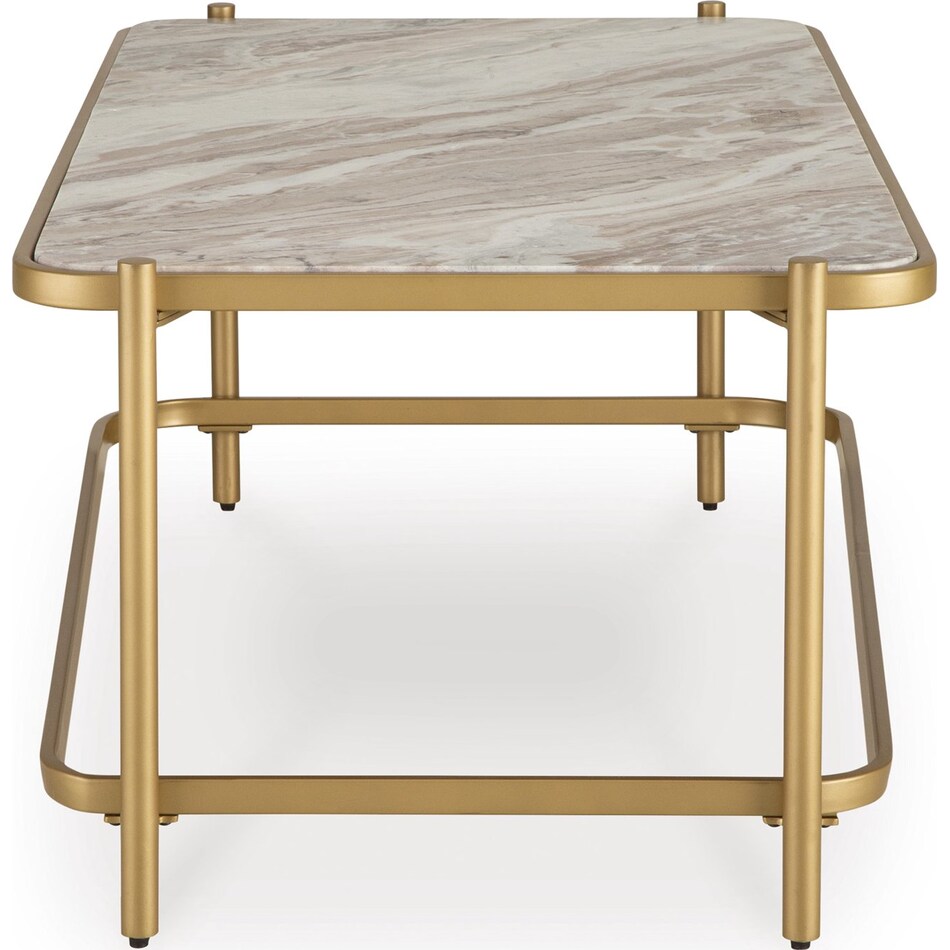 manor stone gold natural cocktail table   
