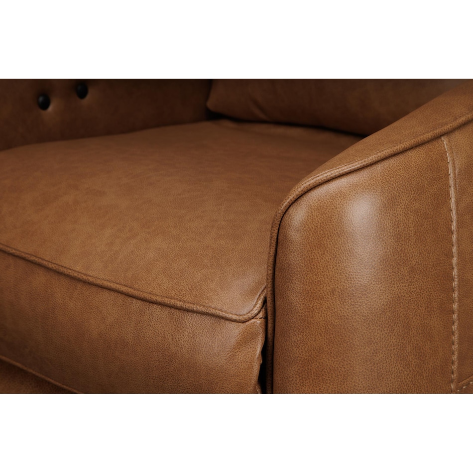 maple fawn leather rocker recliner   
