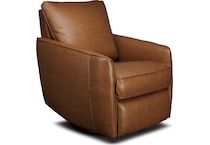 maple fawn leather rocker recliner   