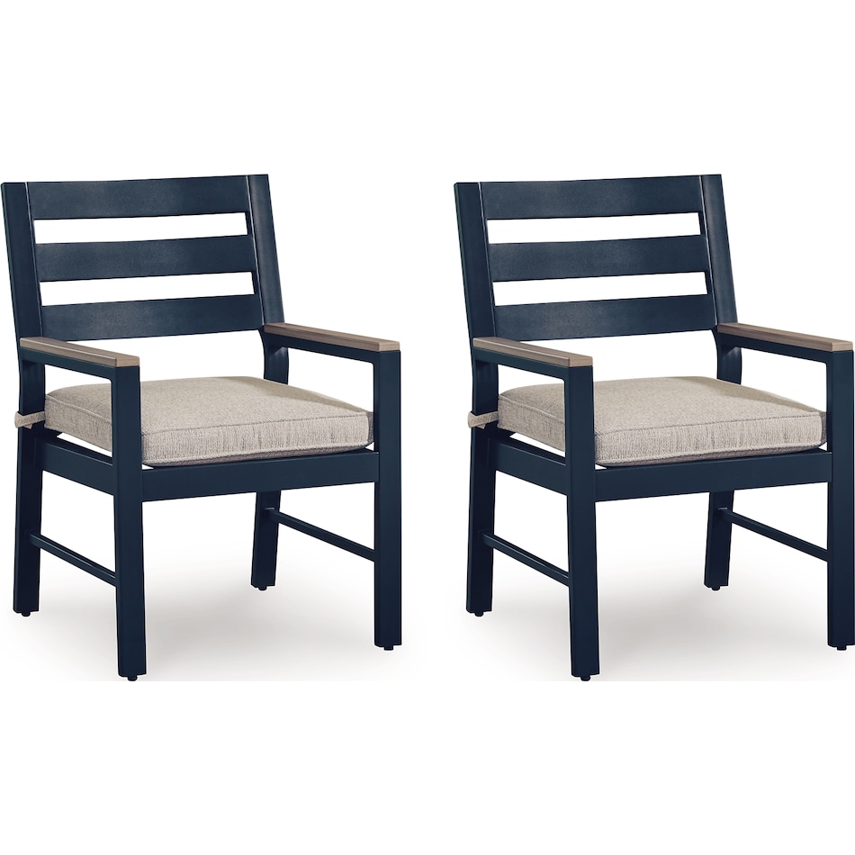 marby shores blue gray arm chair   