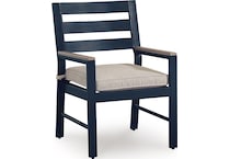 marby shores blue gray arm chair   