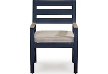 marby shores blue gray arm chair   