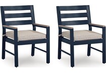 marby shores blue gray arm chair   