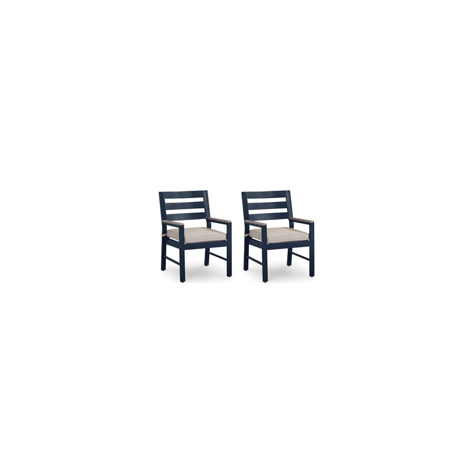 marby shores blue gray arm chair   
