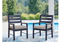 marby shores blue gray arm chair   