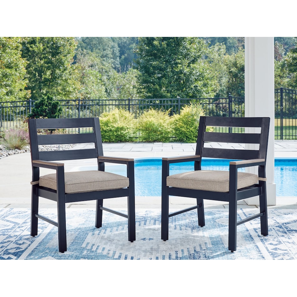 marby shores blue gray arm chair   