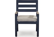 marby shores blue gray arm chair   