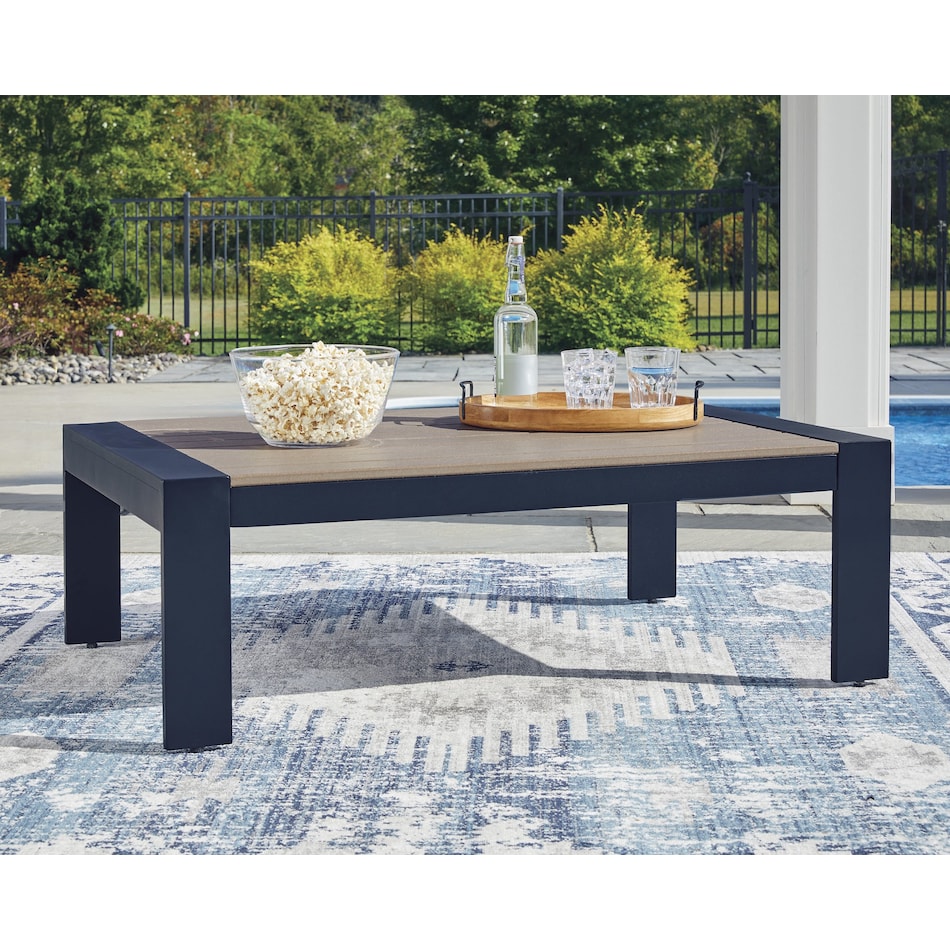 marby shores blue gray cocktail table   