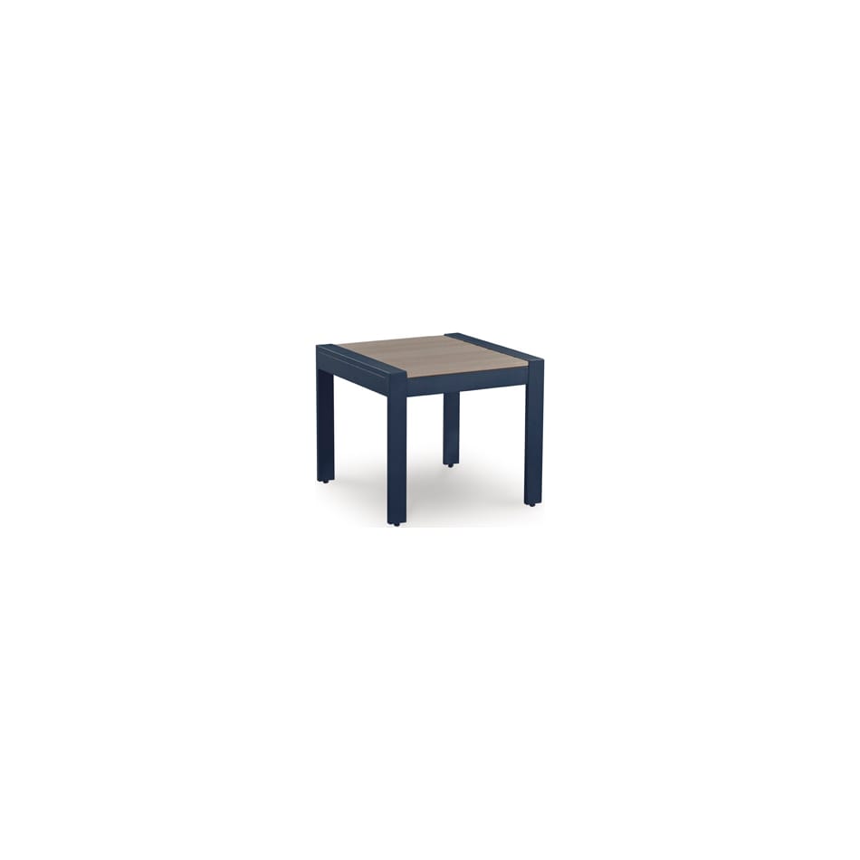 marby shores blue gray end table   