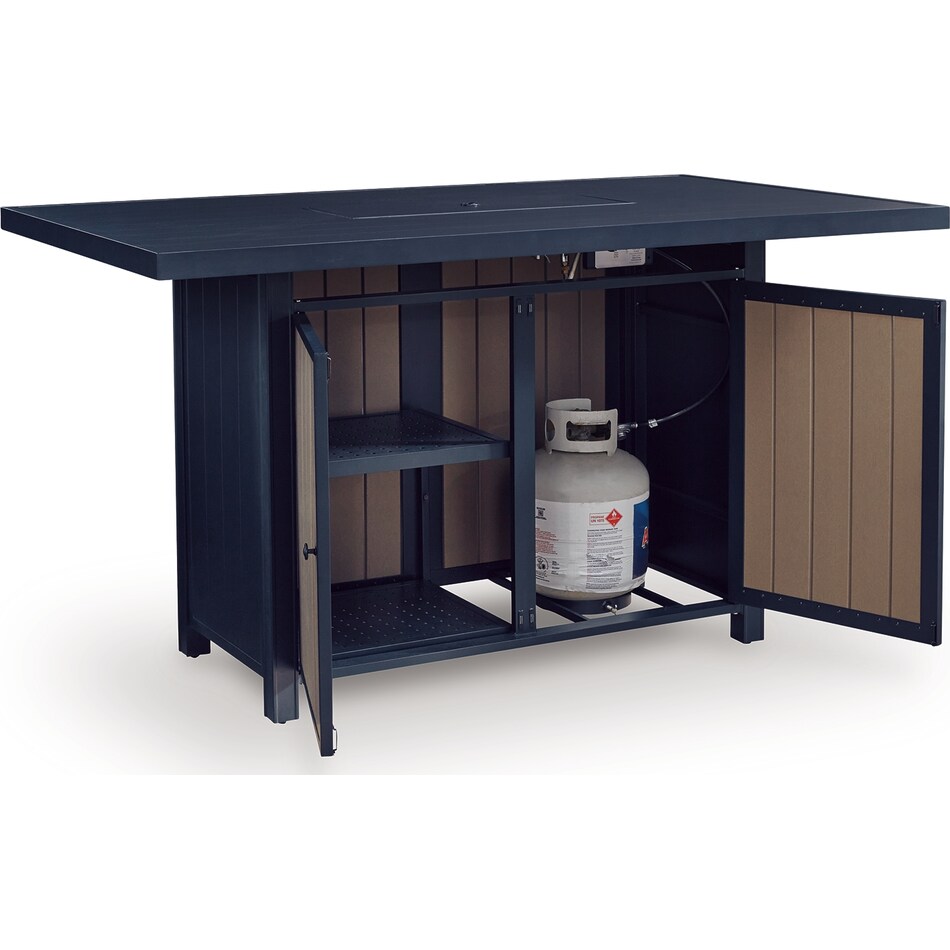 marby shores blue gray fire pit   