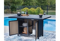 marby shores blue gray fire pit   