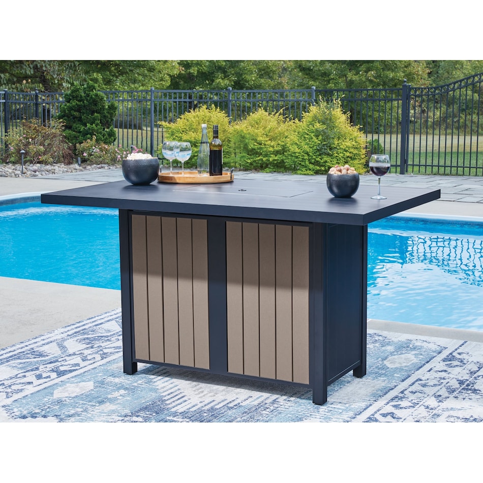 marby shores blue gray fire pit   