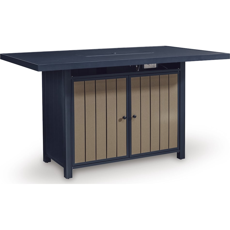 marby shores blue gray fire pit   