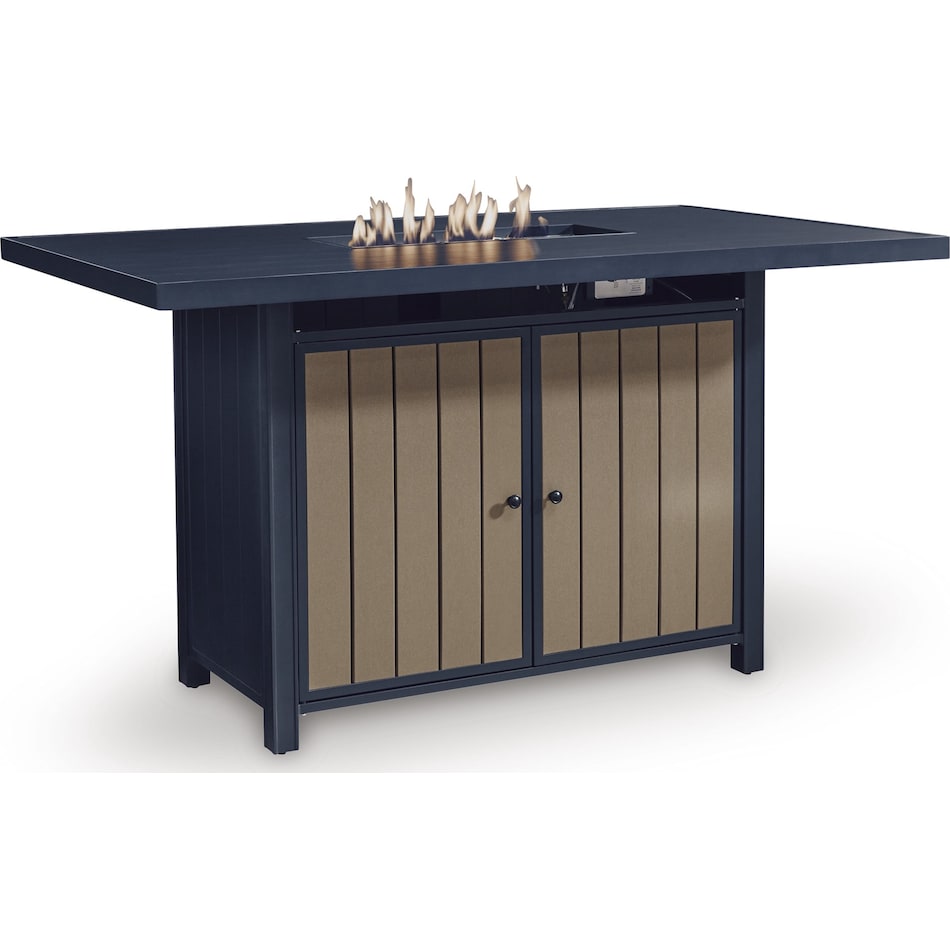 marby shores blue gray fire pit   