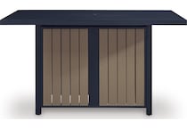 marby shores blue gray fire pit   