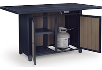 marby shores blue gray fire pit   