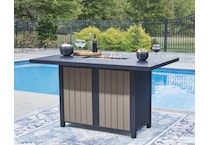 marby shores blue gray fire pit   