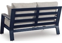 marby shores blue gray loveseat   