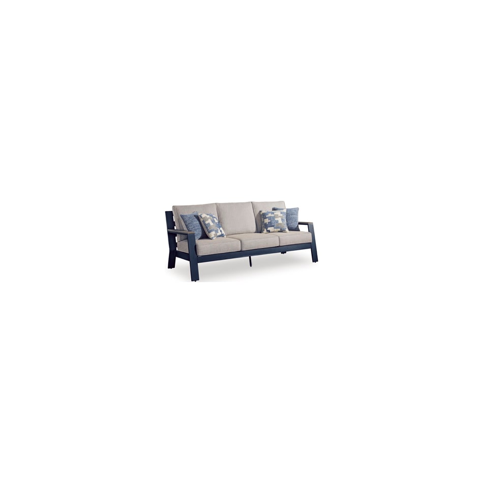 marby shores blue gray sofa   